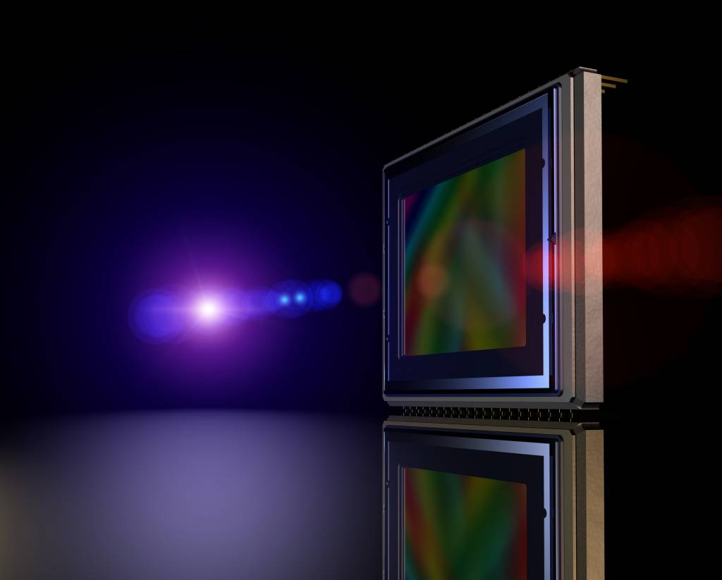 Bild 2 | Die spektrale Empfindlichkeit der Image Sensoren IMX990 und IMX991liegt zwischen 400 und 1.700nm, sodass sie über den sichtbaren Spektralbereich hinaus auch Licht im SWIR-Bereich detektieren können.
