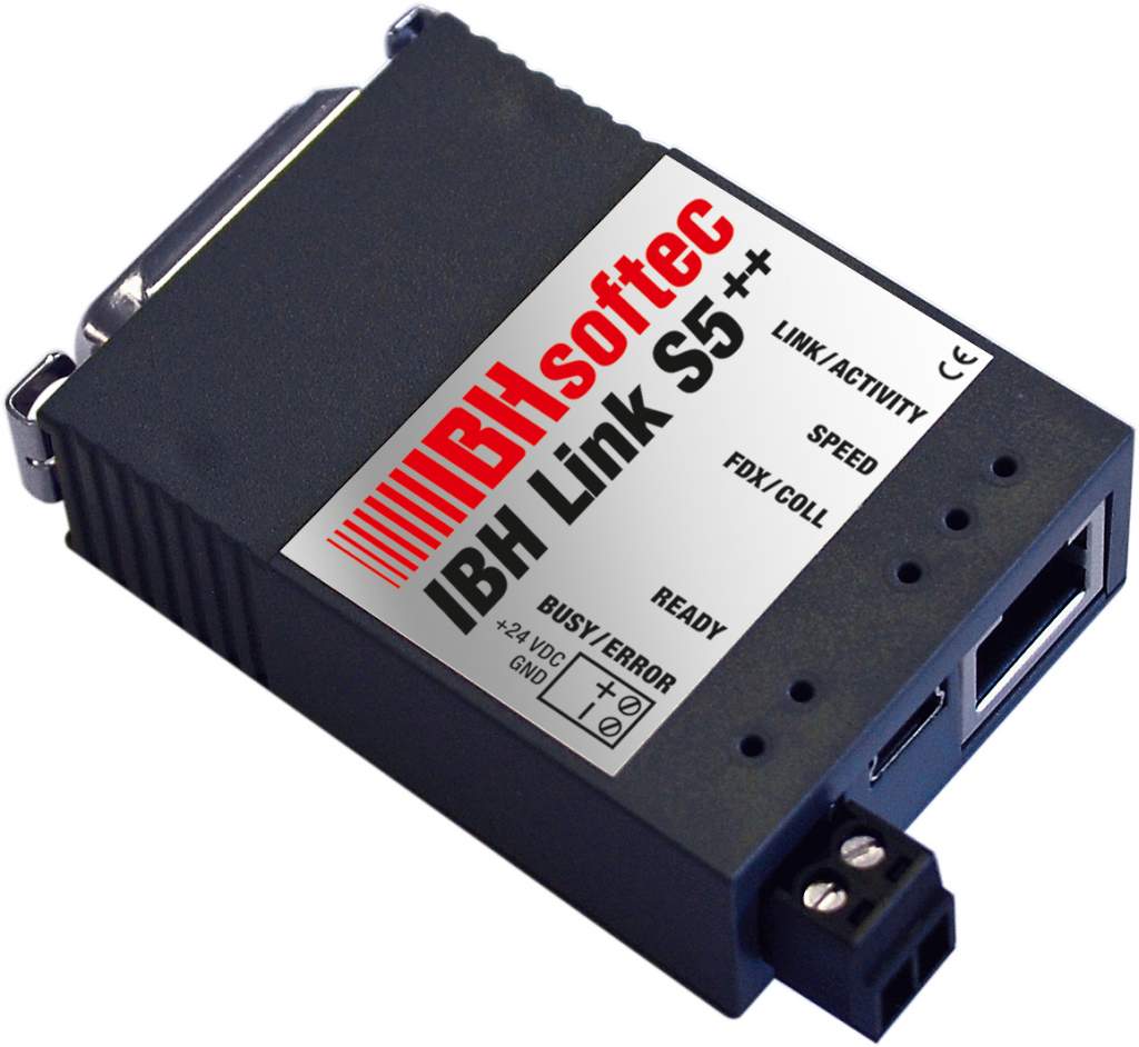 Der IBH Link S5++ erlaubt die einfache Ethernet-Anbindung von Simatic-S5-Steuerungen.
