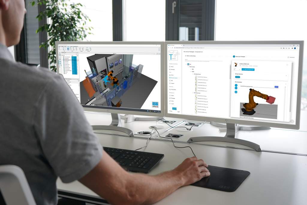 TwinStore ist eine Online-Plattform mit Komponentenmodellen zur virtuellen Inbetriebnahme.