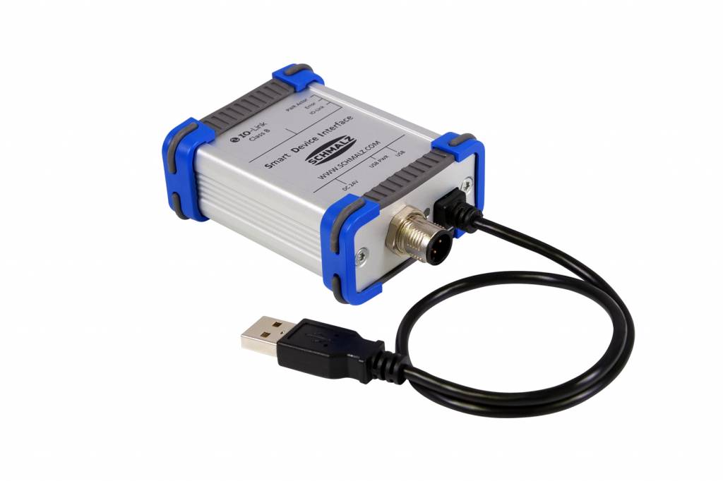 Das SDI-USB ermöglicht den direkten Zugriff auf Vakuum-Komponenten mit IO-Link-Schnittstelle - unabhängig von der übergeordneten Steuerung.
