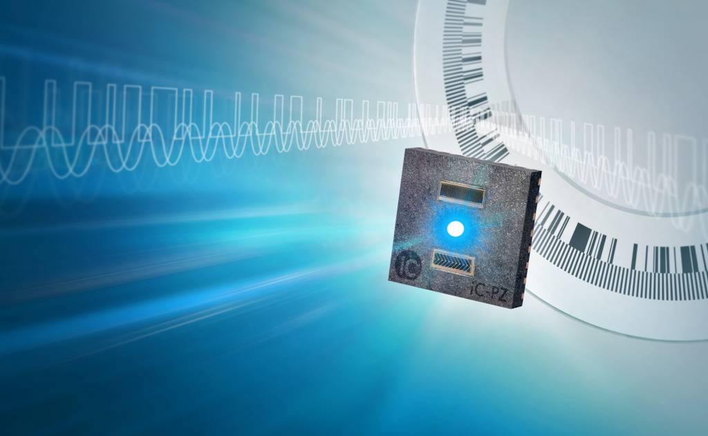 Aufgrund der zum Patent angemeldeten FlexCode-Technik kann der reflexive Positionssensor iC-PZ mit nur zwei Chip-Varianten sämtliche Durchmesser von 16mm bis hin zu linearen Applikationen abgedecken.