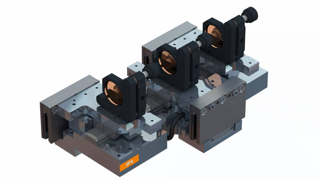 Linearmotorachse mit Moving-Magnet-Prinzip, feststehendem Messkopf und hochgenau bearbeiteter Grundplatte
