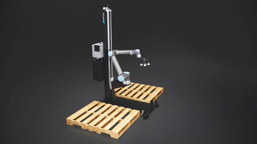 Die Roboterpalettierlösung von Robotiq soll Flexibilität und einfaches Einrichten mit einem hohen Durchsatz kombinieren.