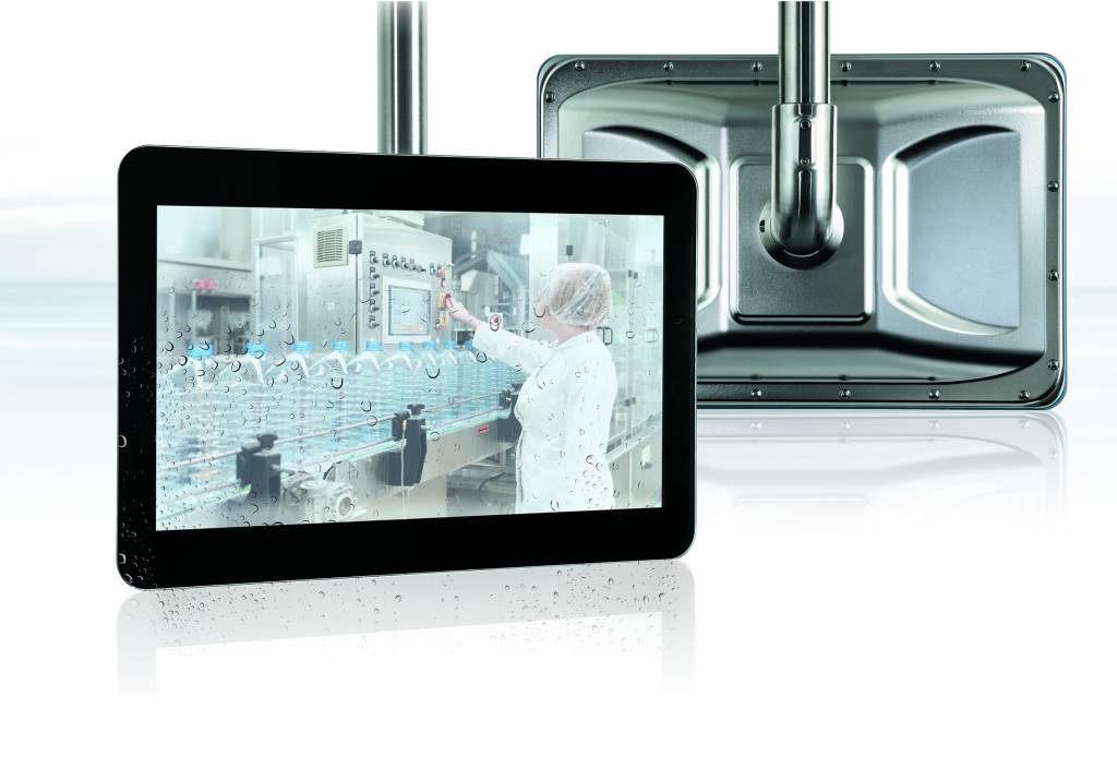 FlatClient HYG - Skalierbarer Panel PC mit IP69K für hygienisch sensible Produktionsumgebungen