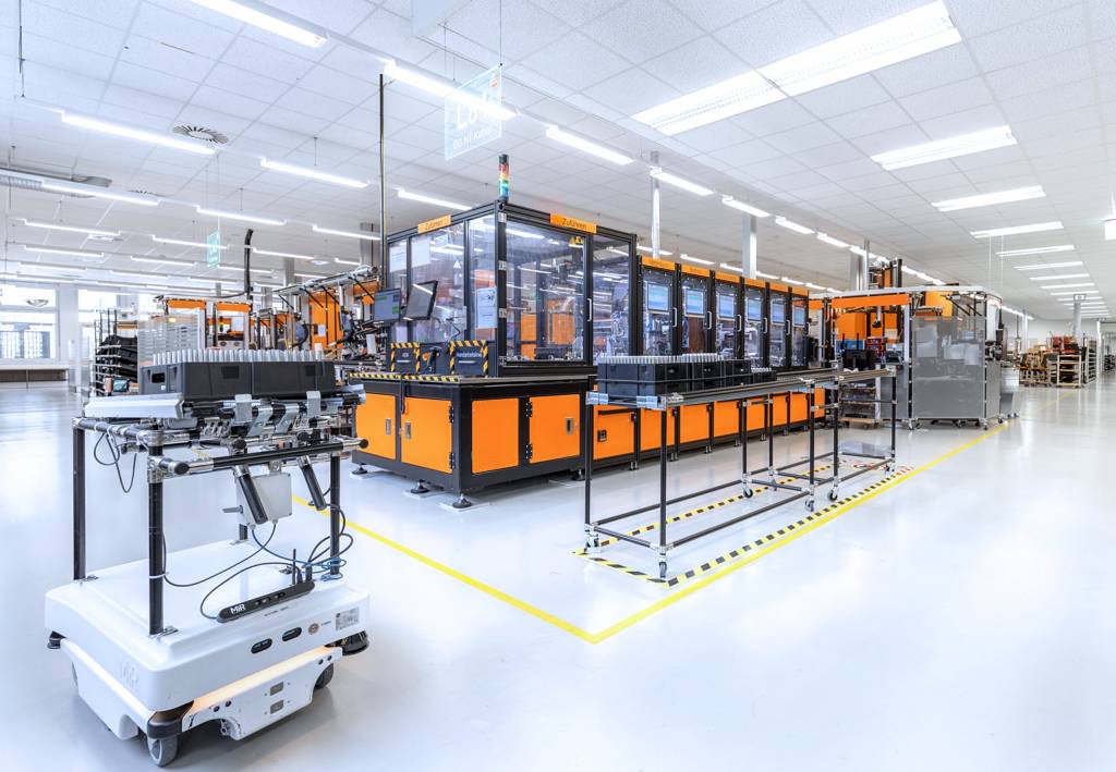 Die NT-Fertigung von ifm in Tettnang zeigt eindrucksvoll die Potenziale einer Smart Factory.