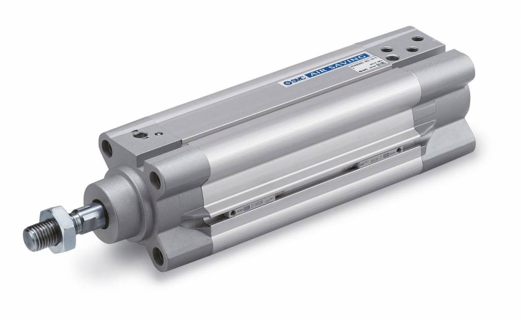 Die neuen ISO-Zylinder der Serie CP96 sind in vier Varianten verfügbar – in kompakter Version besonders klein und mit Energierückführung (siehe Bild) eine einzigartige Innovation.