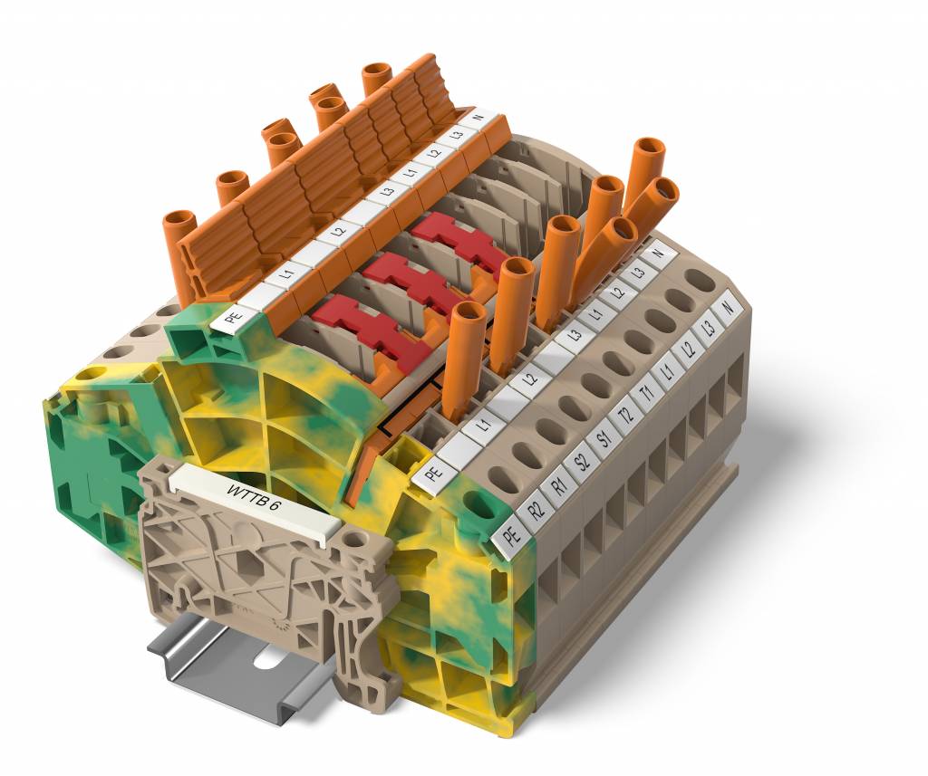 Strom- und Spannungswandler können mit den Klippon-ConnectMesswandlerklemmen der TTB-Reihe sicher verbunden werden.