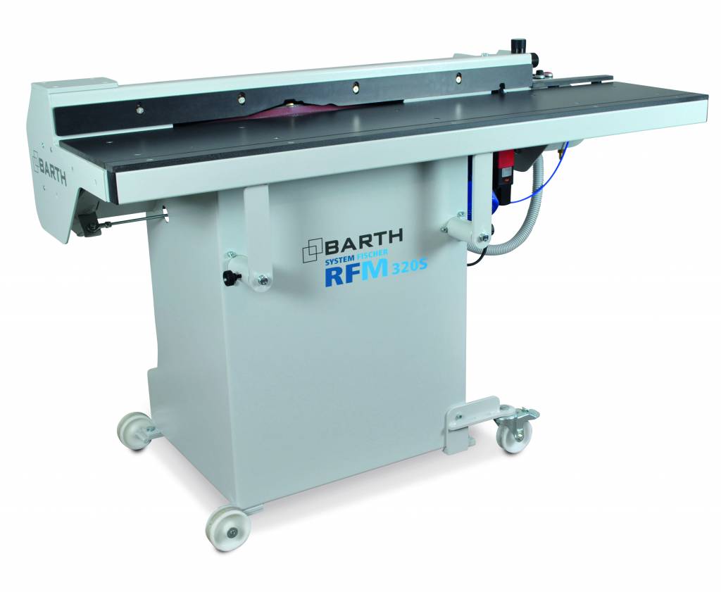Die Fasenschleifmaschine RFM 320 steht fürs Schleifen und Profilieren in einem Arbeitsgang.