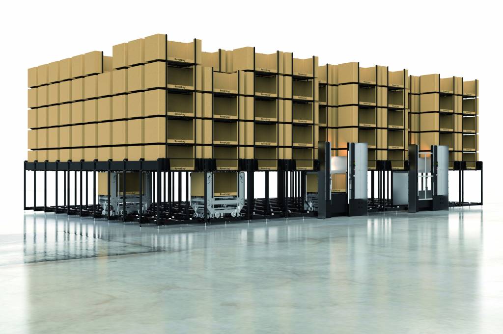 Durch das innovative Logistik-Konzept sparen Unternehmen aufwendige Regalkonstruktionen und können ihre Lagerkapazitäten sinnvoll nutzen.