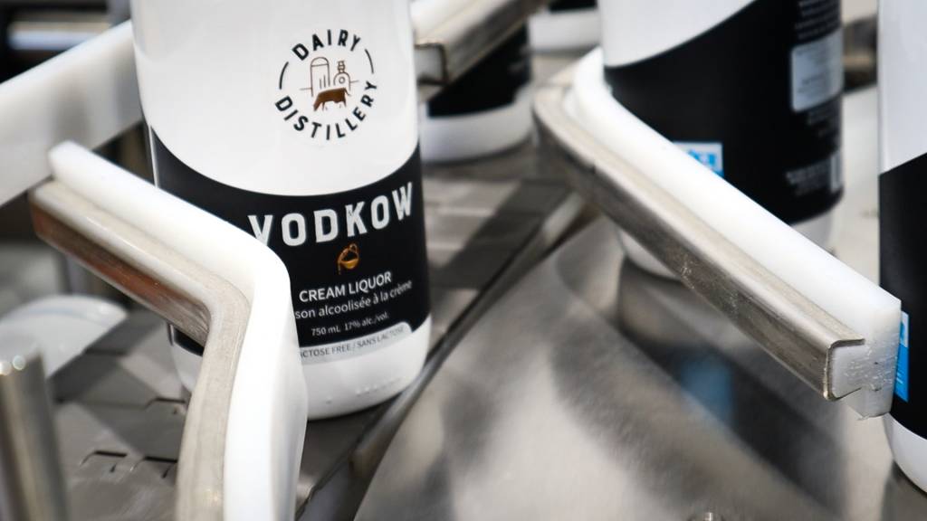 Image 1 | Dairy Distillery operates in a highly competitive market, and brand appearance is a key factor in ensuring consumer shelf appeal. The Visual Inspection System helps the distillery reduce costs and avoid production downtime, as labelling errors ca