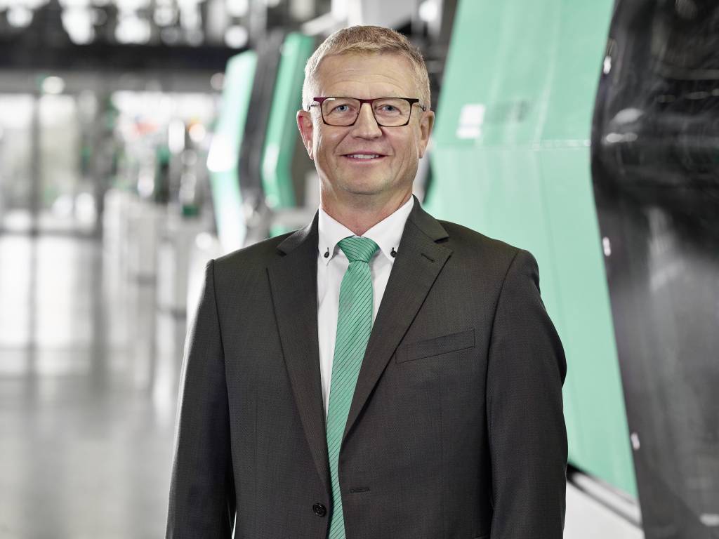 Gerhard Böhm, Geschäftsführer Vertrieb und Service bei Arburg