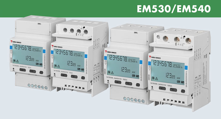 Die Energiezähler EM530 und EM540 eignen sich für den Einsatz in Gebäuden, in der Industrie-Automation, in Photovoltaik-Anlagen und Ladeinfrastrukturen.