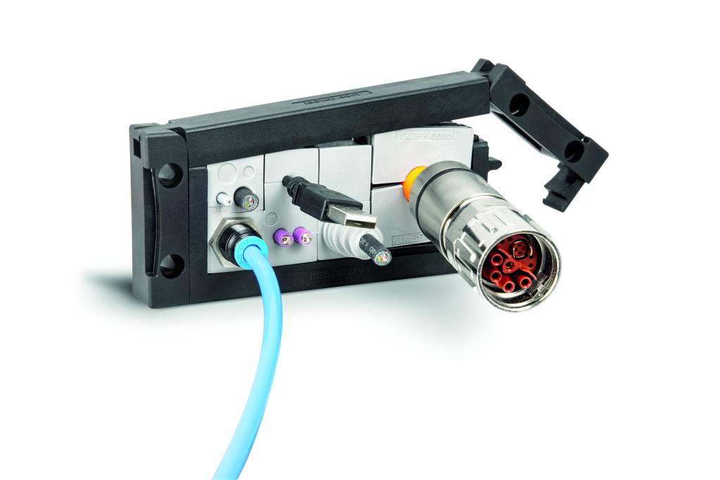Bild 1 | KEL-FA ist ein kompaktes System zur Einführung und Abdichtung von konfektionierten und nicht konfektionierten Leitungen sowie von Schläuchen und Pneumatikleitungen.