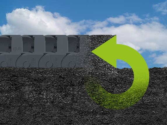 Mehr Nachhaltigkeit bei gleichbleibender Qualität: Die neue cradle-chain aus recyceltem Material schont Ressourcen und treibt die Kreislaufwirtschaft voran.