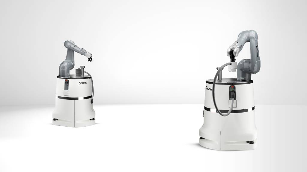 Das mobile Robotersystem Helmo kam in einem Show-Case auf der diesjährigen Automatica in einer digitalen Modellfabrik zum Einsatz.
