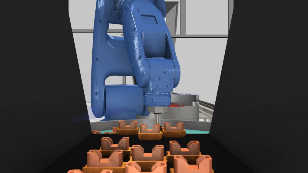 Visual Components dient der 3D-Simulation von Produktionsanlagen und Fabriken.