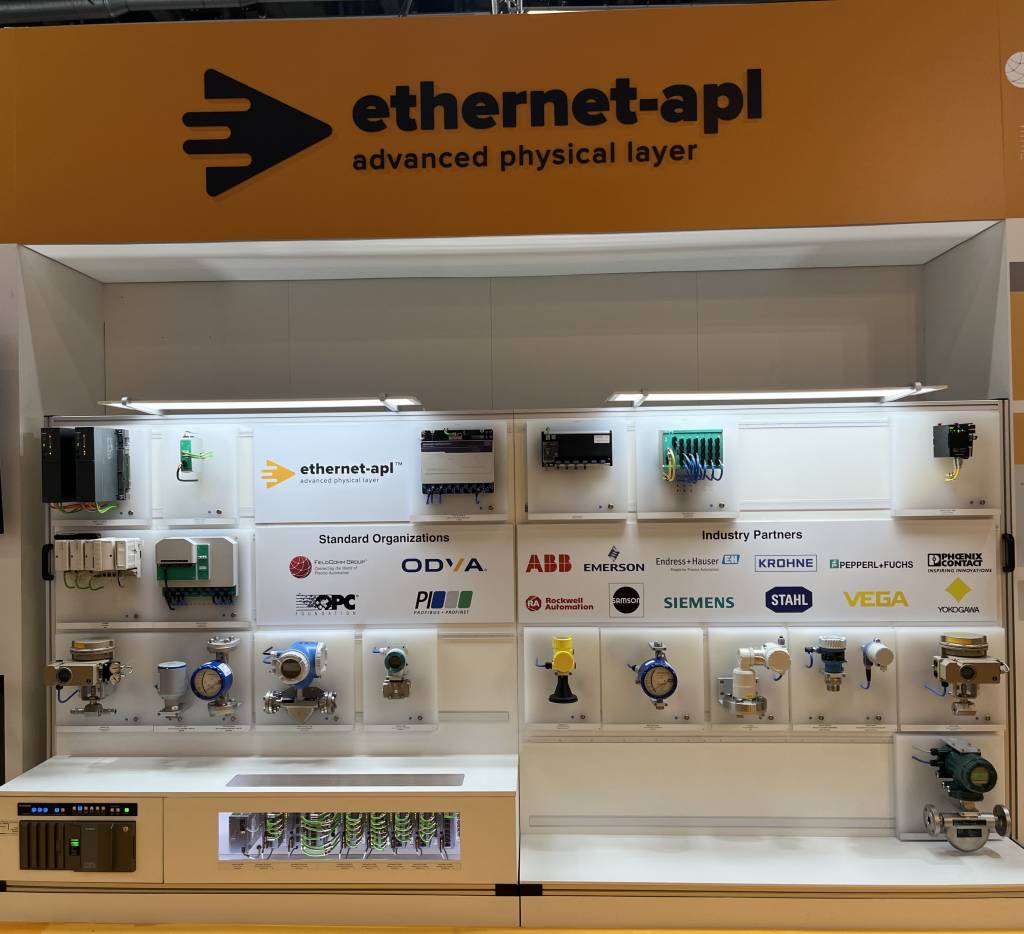 Erste Ethernet-APL-fähige Produkte konnten auf der Achema bereits präsentiert werden.
