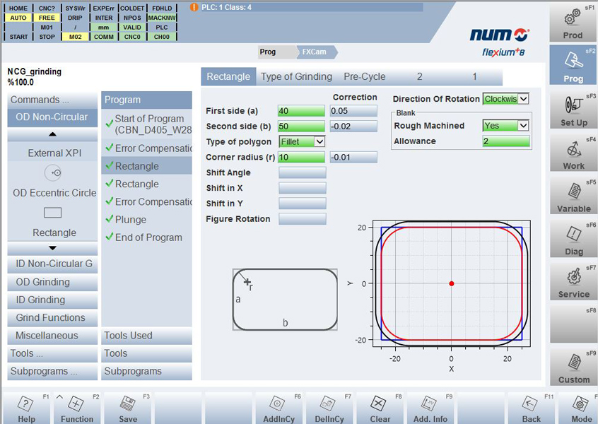 Numgrind-Software hilft, das Unrundschleifen vollständig zu automatisieren