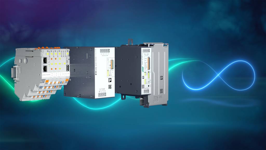 Bild 1 | Die Quint Power-Stromversorgung, kombiniert mit dem Geräteschutzschalter-System Caparoc oder der intelligenten Quint DC UPS, bildet eine kommunikative und zuverlässige Versorgungslösung.