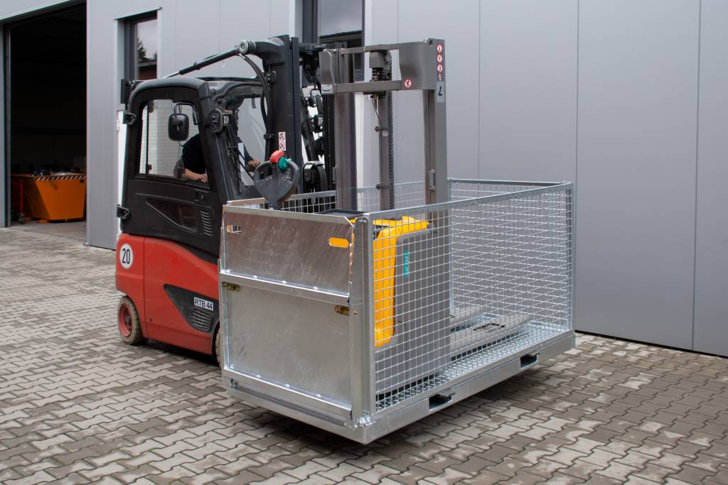 Die Materialtransport-Palette Typ MTP gewährleistet ein sicheres Lagern, Verladen und Transportieren von Gütern.