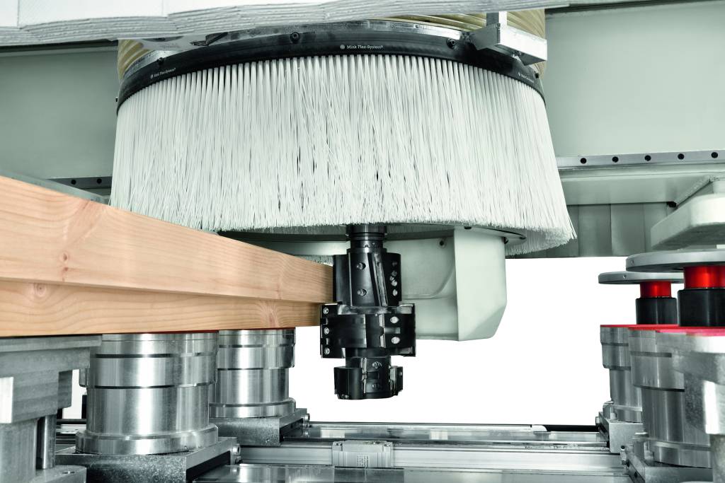 Das CNC-Bearbeitungszentrum Accord 500 für die Herstellung von Türen, Treppen und Fenstern aus Massivholz: Diese Lösung bietet eine um 30 Prozent höhere Produktivität als der Marktstandard.