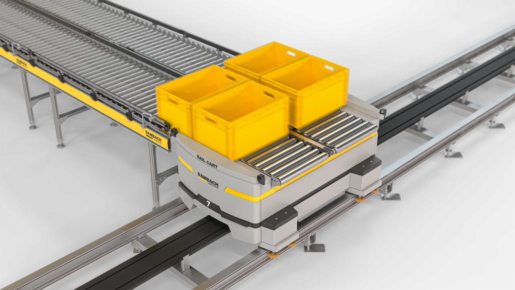 Das Monoflex-System lässt sich mit der neuen Behälterfördertechnik modular erweitern.