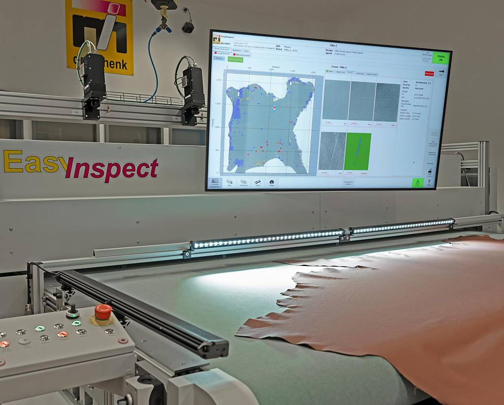 Image 1 | Automated inspection system for leather scanning