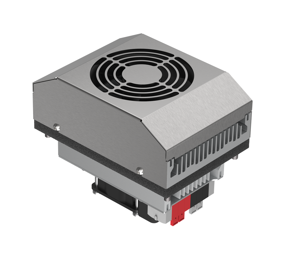 Bild 1 | Das Kühlgerät PK30.2 kann energiesparend zum Kühlen und Heizen von Kompaktgehäusen genutzt werden.