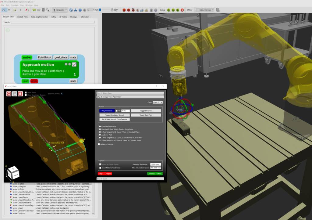 Mit der grafischen Bedienoberfläche und fertigen Programmbausteinen der Robot Programming Suite (RPS) von Artiminds Robotics lassen sich Roboter einfacher und effizienter programmieren.