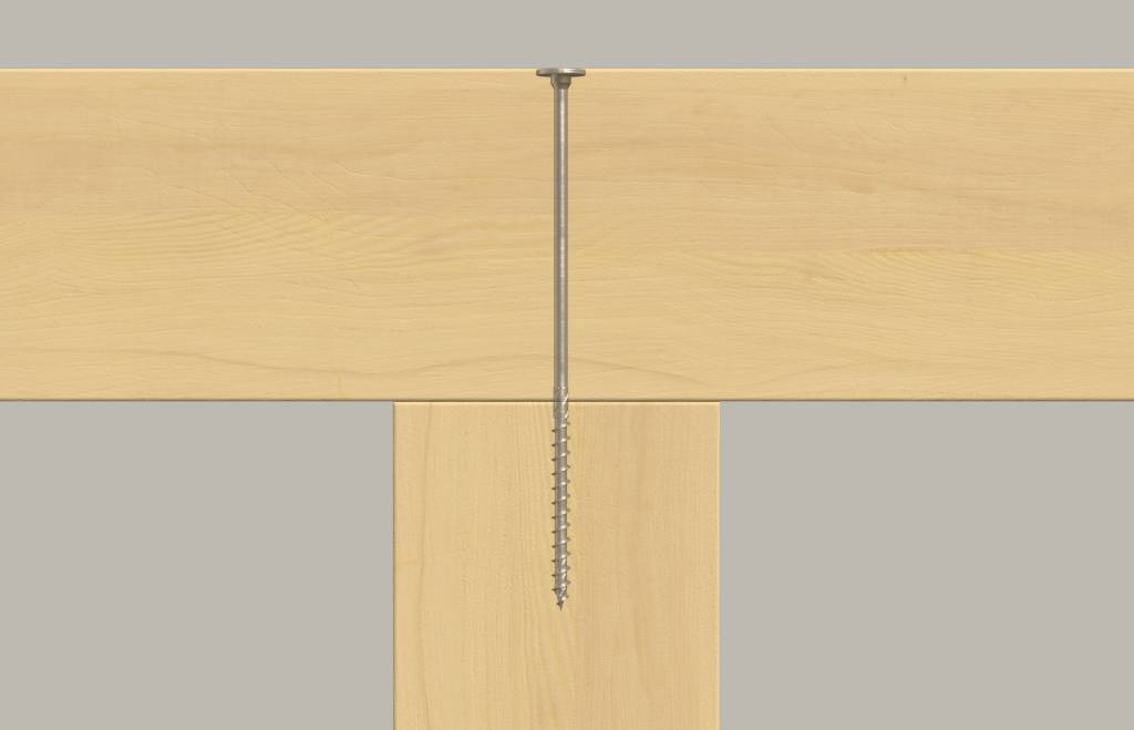 Die Anwendungen der PowerFast II-Holzbauschraube umfassen z.B. Pfosten-Riegel-Verbindungen, etwa für Fassaden mit Holz.