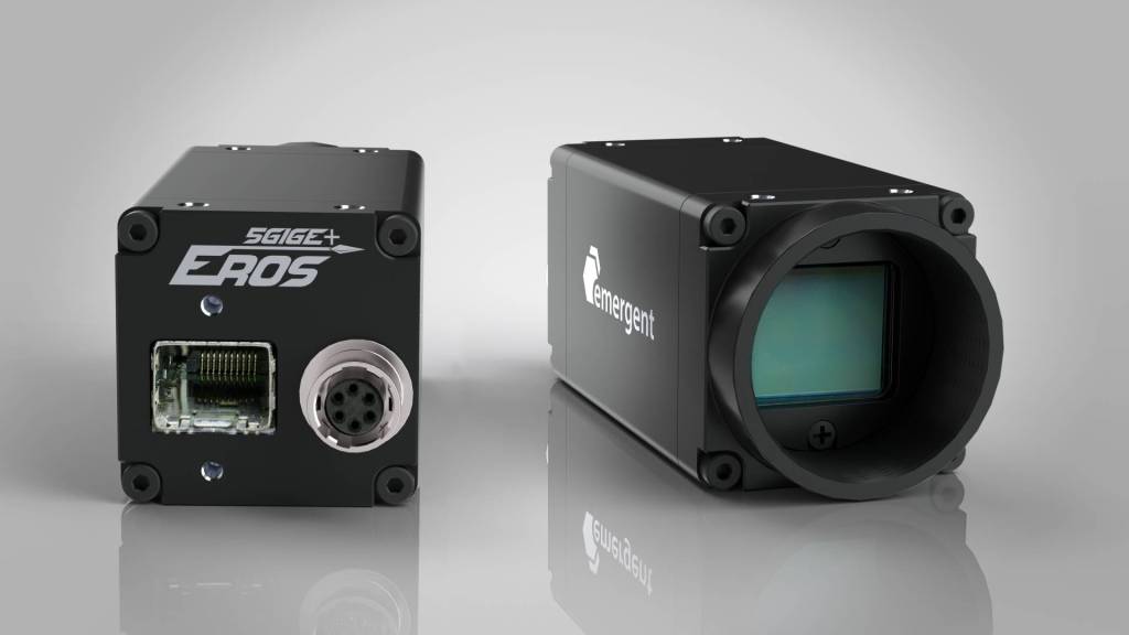 Image 1 | The Eros 5GigE camera series brings zero-copy technology and support for multi-camera applications. The series will be available in two distinct versions with a RJ45 or a fiber interface.