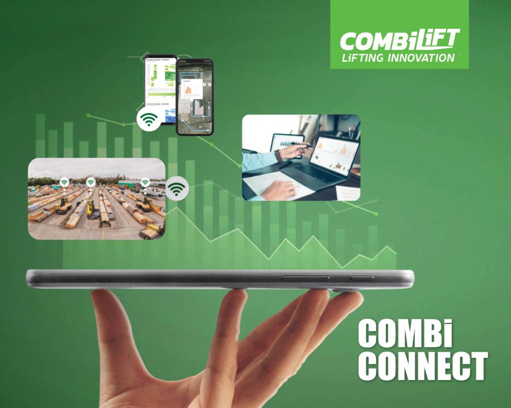 Combilifts neues Produkt Combi-Connect ist eine Telematiksoftware, die einen besseren Einblick in das Flottenmanagement und die Flottenauslastung ermöglicht.