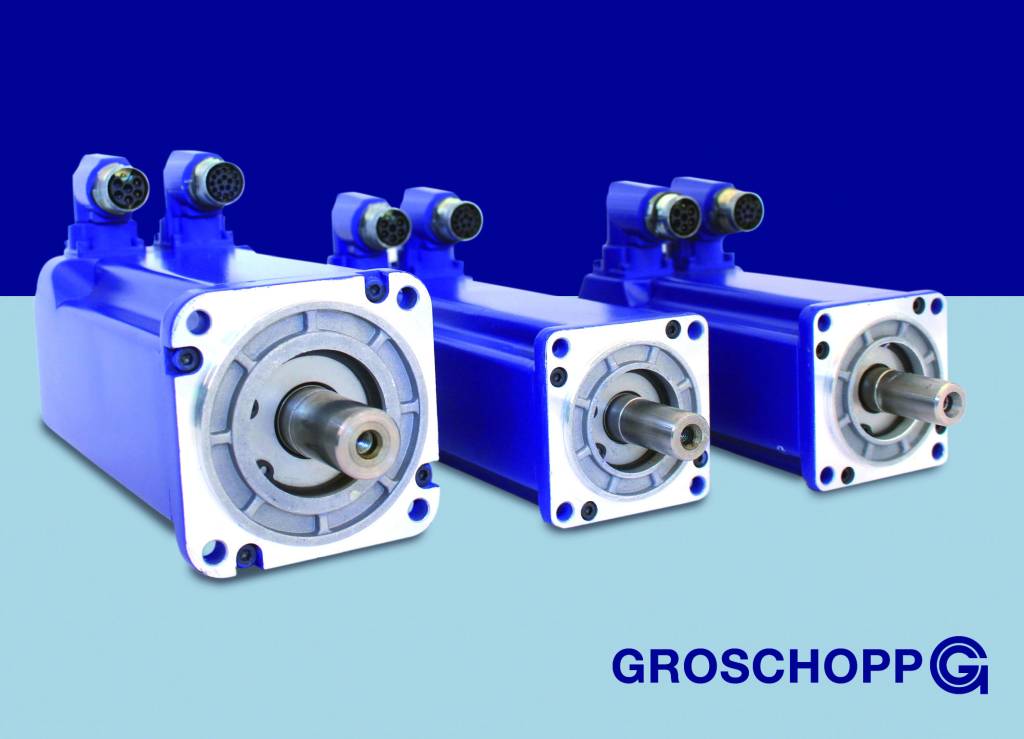 Die Servomotoren der Serie EGKZ mit Leistungen zwischen 0,4 und 3kW ergänzen das Groschopp-Angebot an Standardantrieben.