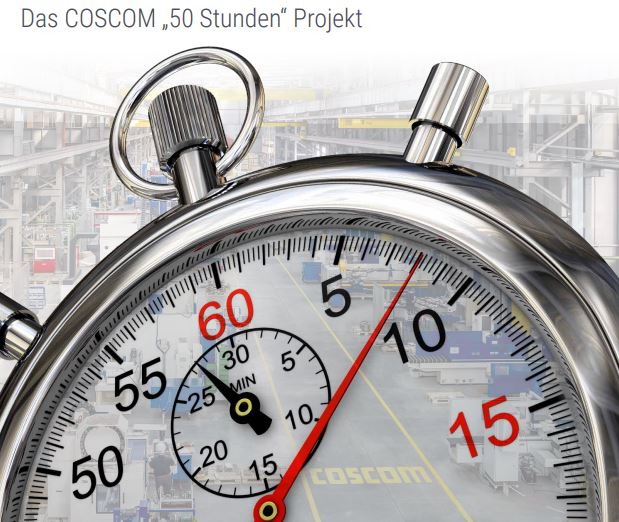 Das 'Coscom 50 Stunden Projekt': Mithilfe der smarten Software-Tools sowie System-Automatismen des Anbieters aus Ebersberg lässt sich in nur kurzer Zeit eine arbeitsfähige Datengrundlage erzeugen.