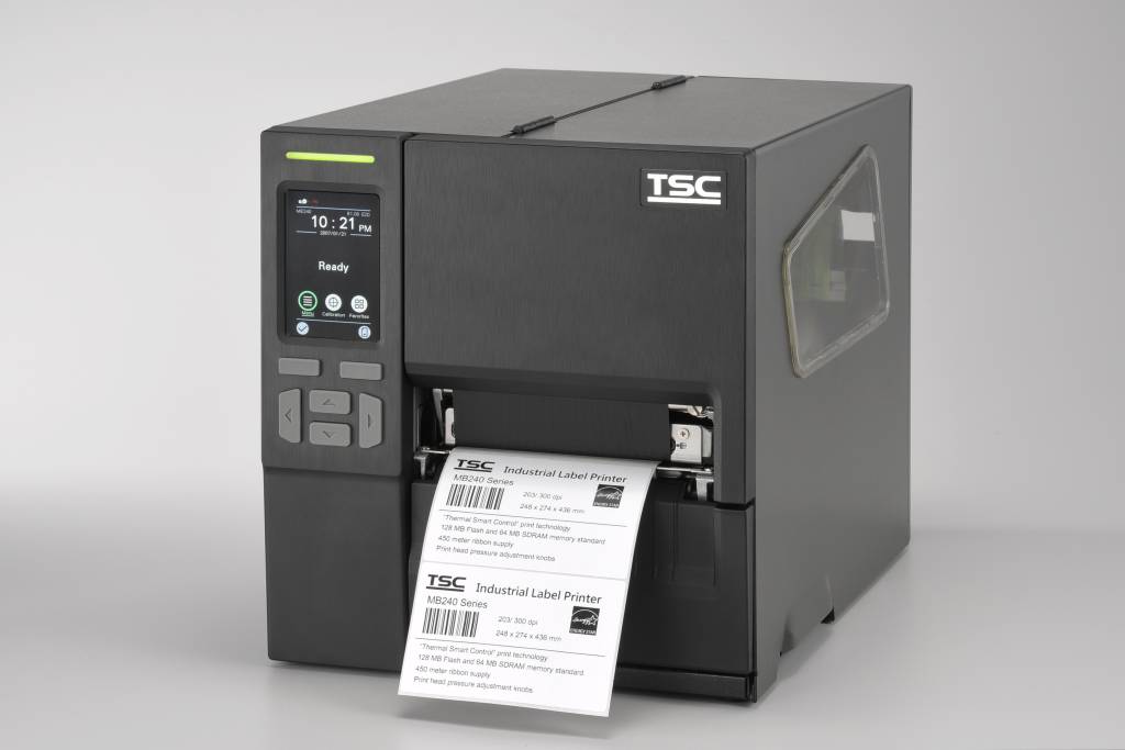 Die kompakten, leistungsstarken Thermoetikettendrucker der MB-Serie von TSC sorgen für zuverlässige Druckprozesse in anspruchsvollen Produktionsumgebungen.