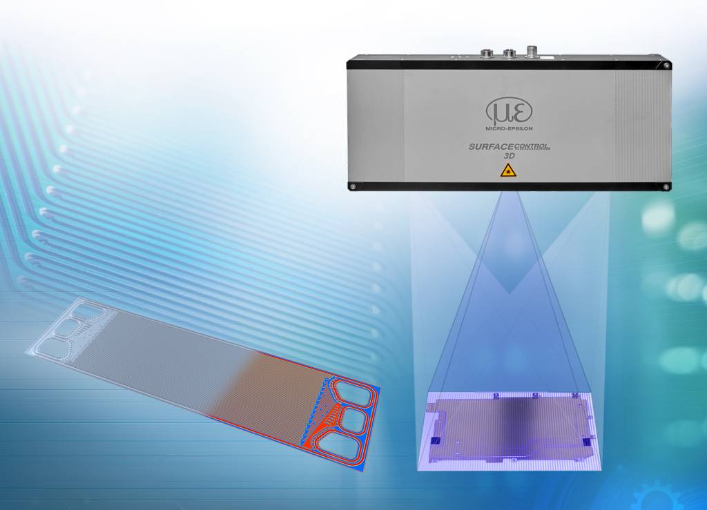 Zu den möglichen Applikationen des neuen Sensors zählen etwa die Ebenheits- und Koplanaritätsmessung sowie die Defekterkennung.