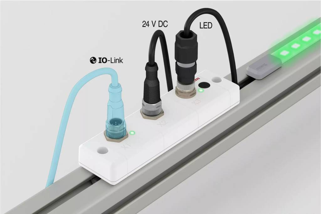 Flexibel in Länge und Farbe: LED-Streifen und Controller mit IO-Link