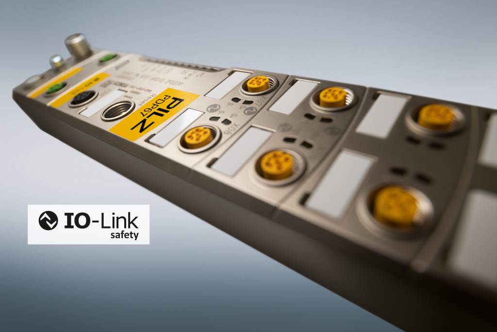 Als Schnittstelle zur Sicherheitssteuerung ermöglicht der IO-Link Safety Master PDP67 IOLS von Pilz die bidirektionale Kommunikation bis in die Feldebene.