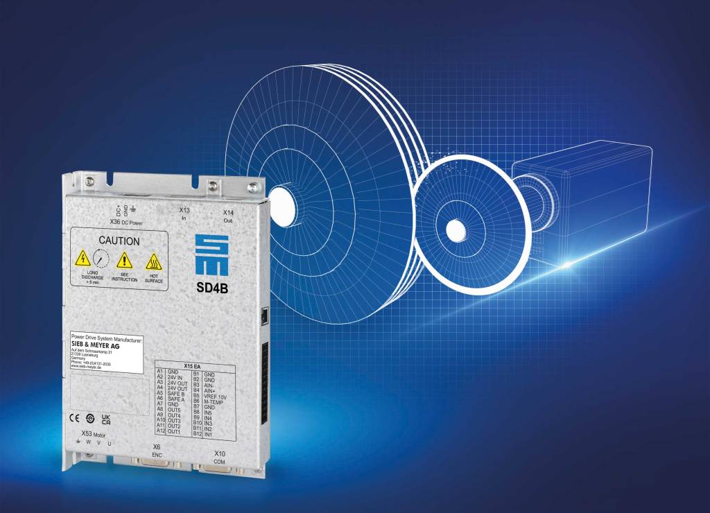 Kompaktes Multitalent: Den Drive Controller SD4B von Sieb & Meyer gibt es jetzt auch als 13A-Hochstromvariante.